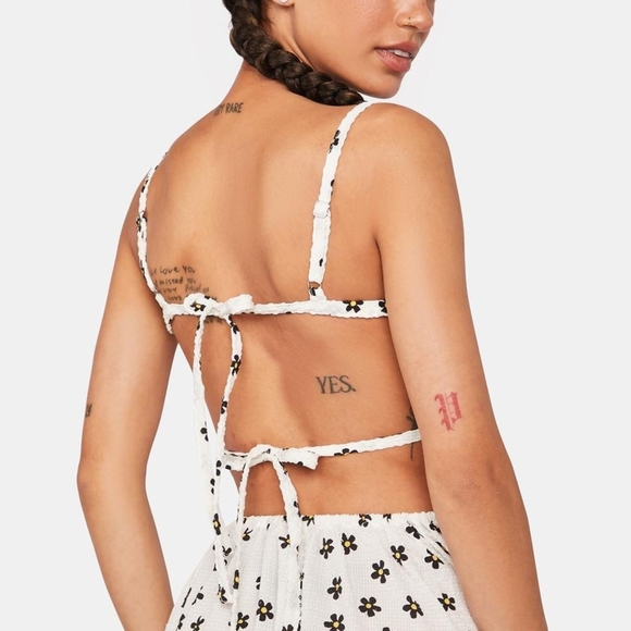 NWT For Love & Lemons Daisy Floral Dress Size Extra Large XL BRENDA MIDI $280 - Picture 4 of 5